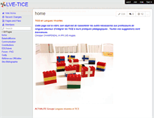 Tablet Screenshot of lve-tice.wikispaces.com