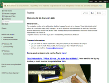 Tablet Screenshot of caraco.wikispaces.com