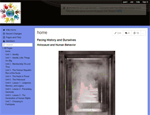 Tablet Screenshot of facinghistoryandourselvesmhs.wikispaces.com
