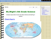 Tablet Screenshot of des-6w-science.wikispaces.com