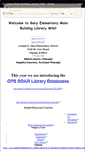 Mobile Screenshot of gary-main-buidling-library-wiki.wikispaces.com