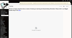 Desktop Screenshot of magpieictcluster.wikispaces.com