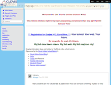 Tablet Screenshot of clovisonlineschool.wikispaces.com