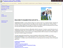 Tablet Screenshot of celebratingourgifts.wikispaces.com