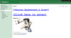 Desktop Screenshot of doctor-e.wikispaces.com