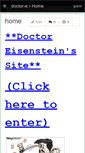 Mobile Screenshot of doctor-e.wikispaces.com