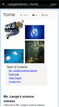 Mobile Screenshot of langescience.wikispaces.com