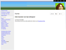 Tablet Screenshot of elke.wikispaces.com
