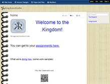 Tablet Screenshot of kingdomofrader.wikispaces.com