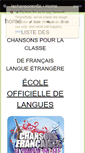 Mobile Screenshot of lachansonenfle.wikispaces.com