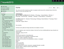 Tablet Screenshot of kcumb2013.wikispaces.com