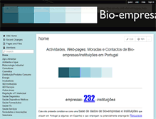 Tablet Screenshot of bio-empresas.wikispaces.com