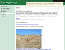 Tablet Screenshot of geologyfoldings.wikispaces.com