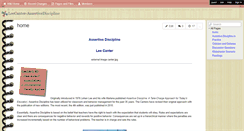 Desktop Screenshot of leecanter-assertivediscipline.wikispaces.com