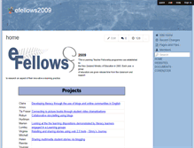 Tablet Screenshot of efellows2009.wikispaces.com