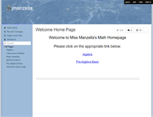 Tablet Screenshot of jmanzella.wikispaces.com