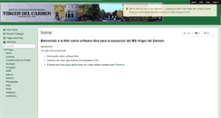 Desktop Screenshot of iesvirgendelcarmen.wikispaces.com