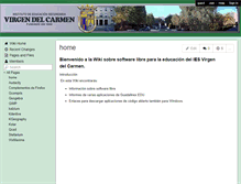 Tablet Screenshot of iesvirgendelcarmen.wikispaces.com
