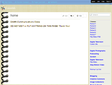 Tablet Screenshot of commlab.wikispaces.com