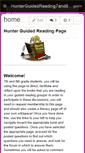Mobile Screenshot of hunterguidedreading7and8.wikispaces.com