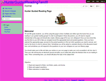 Tablet Screenshot of hunterguidedreading7and8.wikispaces.com