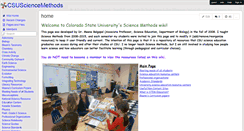 Desktop Screenshot of csusciencemethods.wikispaces.com