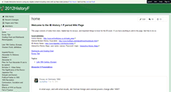 Desktop Screenshot of 2012historyf.wikispaces.com