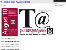 Tablet Screenshot of hcesctechacademy.wikispaces.com