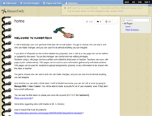 Tablet Screenshot of hamertech.wikispaces.com