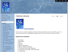 Tablet Screenshot of historialiteraria.wikispaces.com