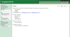 Desktop Screenshot of englishiiisfhs.wikispaces.com