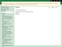 Tablet Screenshot of lamarportfolio.wikispaces.com