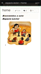 Mobile Screenshot of espacio-lector.wikispaces.com