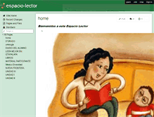 Tablet Screenshot of espacio-lector.wikispaces.com