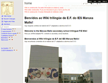 Tablet Screenshot of educacionfisicamaruxamallo.wikispaces.com