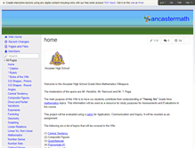 Tablet Screenshot of ancastermath.wikispaces.com