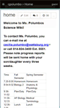 Mobile Screenshot of cpolumbo.wikispaces.com