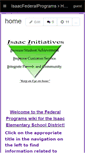 Mobile Screenshot of isaacfederalprograms.wikispaces.com