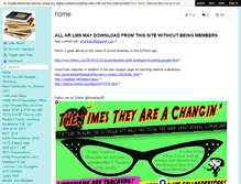 Tablet Screenshot of aaimlibrarywiki.wikispaces.com