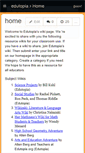 Mobile Screenshot of edutopia.wikispaces.com