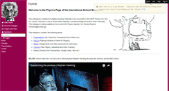 Desktop Screenshot of issphysics.wikispaces.com