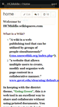 Mobile Screenshot of hcmiddle.wikispaces.com
