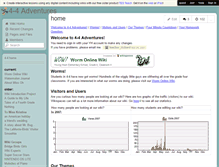 Tablet Screenshot of 4-4adventures.wikispaces.com