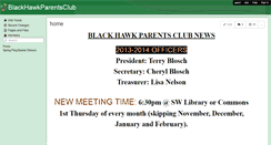 Desktop Screenshot of blackhawkparentsclub.wikispaces.com