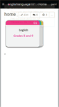Mobile Screenshot of englishlanguage101.wikispaces.com