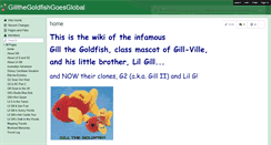 Desktop Screenshot of gillthegoldfishgoesglobal.wikispaces.com