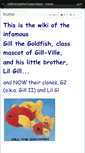 Mobile Screenshot of gillthegoldfishgoesglobal.wikispaces.com