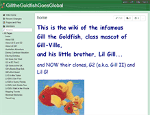 Tablet Screenshot of gillthegoldfishgoesglobal.wikispaces.com