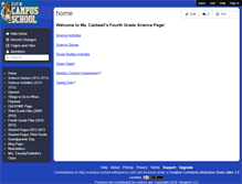 Tablet Screenshot of campus-school.wikispaces.com