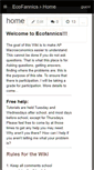 Mobile Screenshot of ecofannics.wikispaces.com